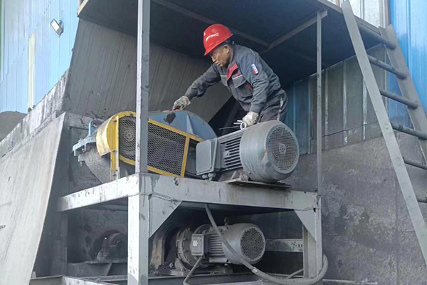 内蒙古煤泥干燥机托管项目现场