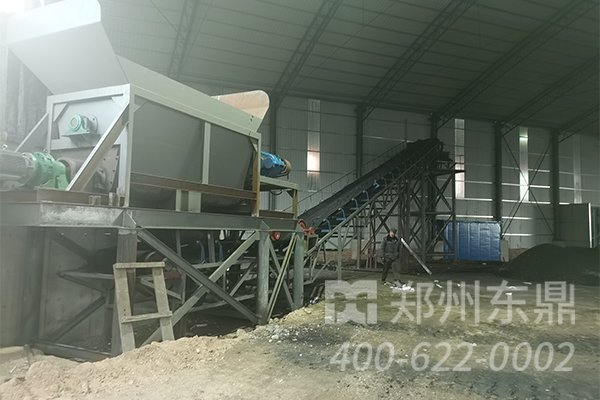 山西朔州煤泥烘干机生产线时机现场实拍
